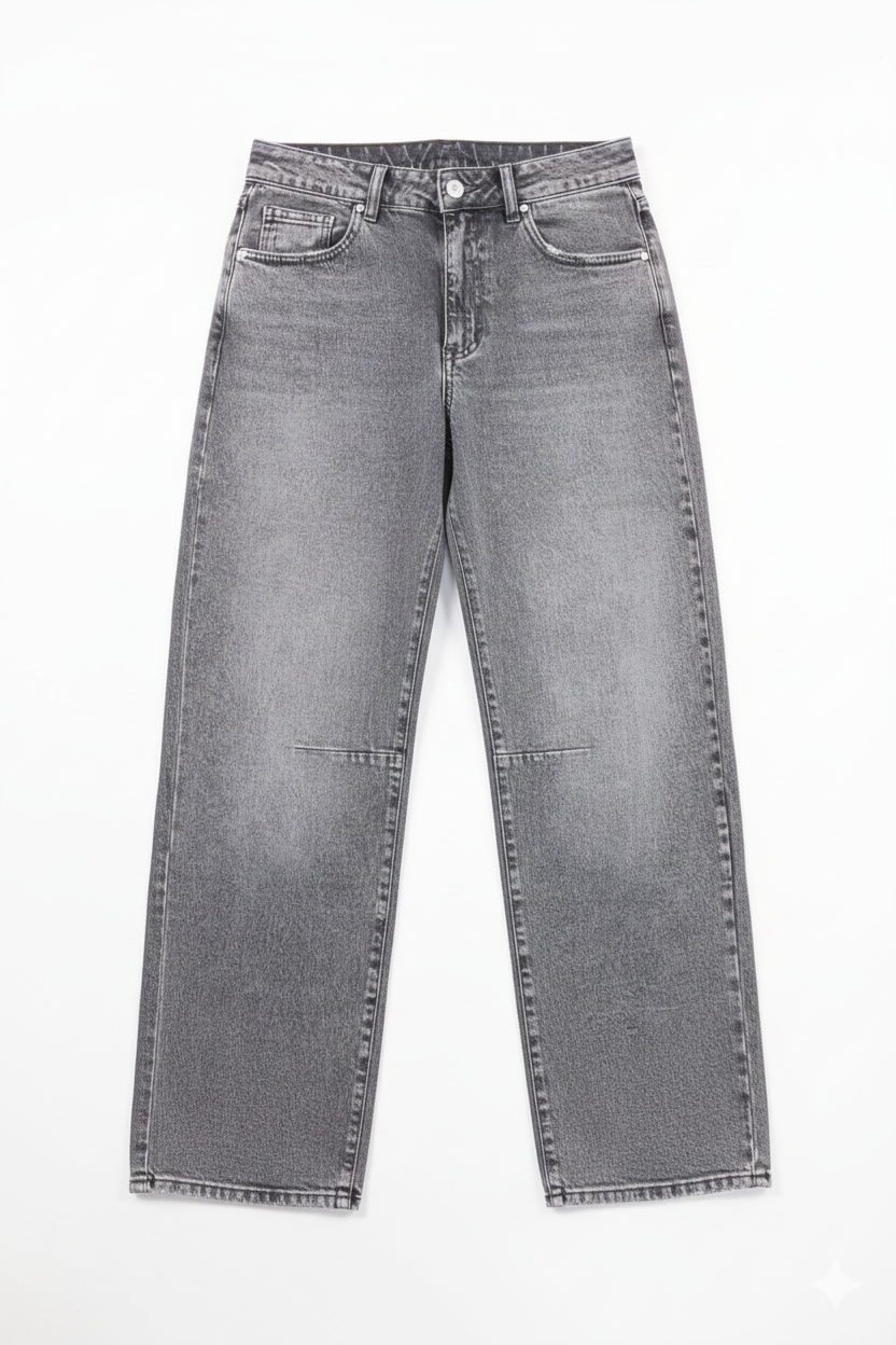 Balloon Fit Stretch Jeans