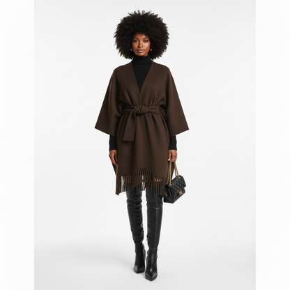 Chocolate Cape Jacket