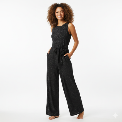 Glamour Sequin Wide-Leg Jumpsuit