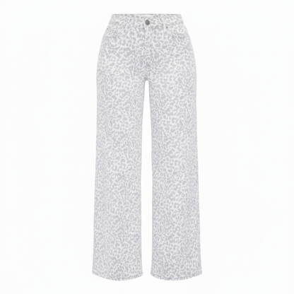 Stretch Wide-Leg Baggy Jeans