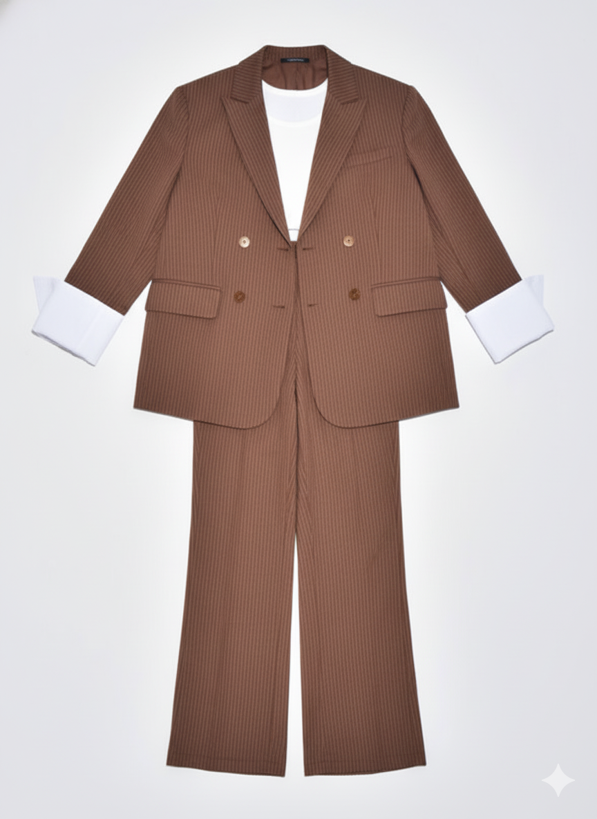 Striped Blazer & Trouser Set