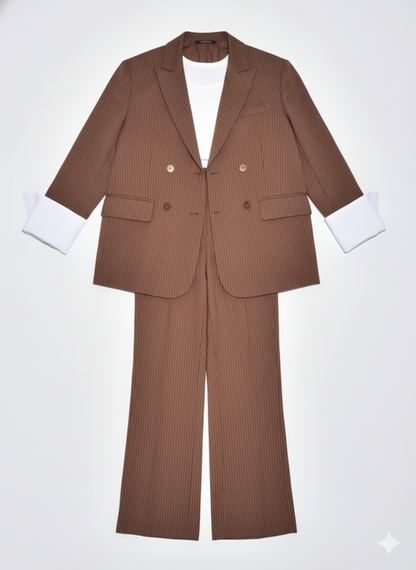 Striped Blazer & Trouser Set