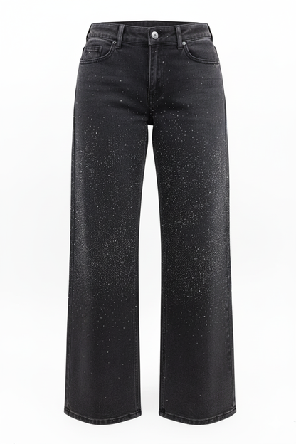Sparkly Baggy Denim Jeans