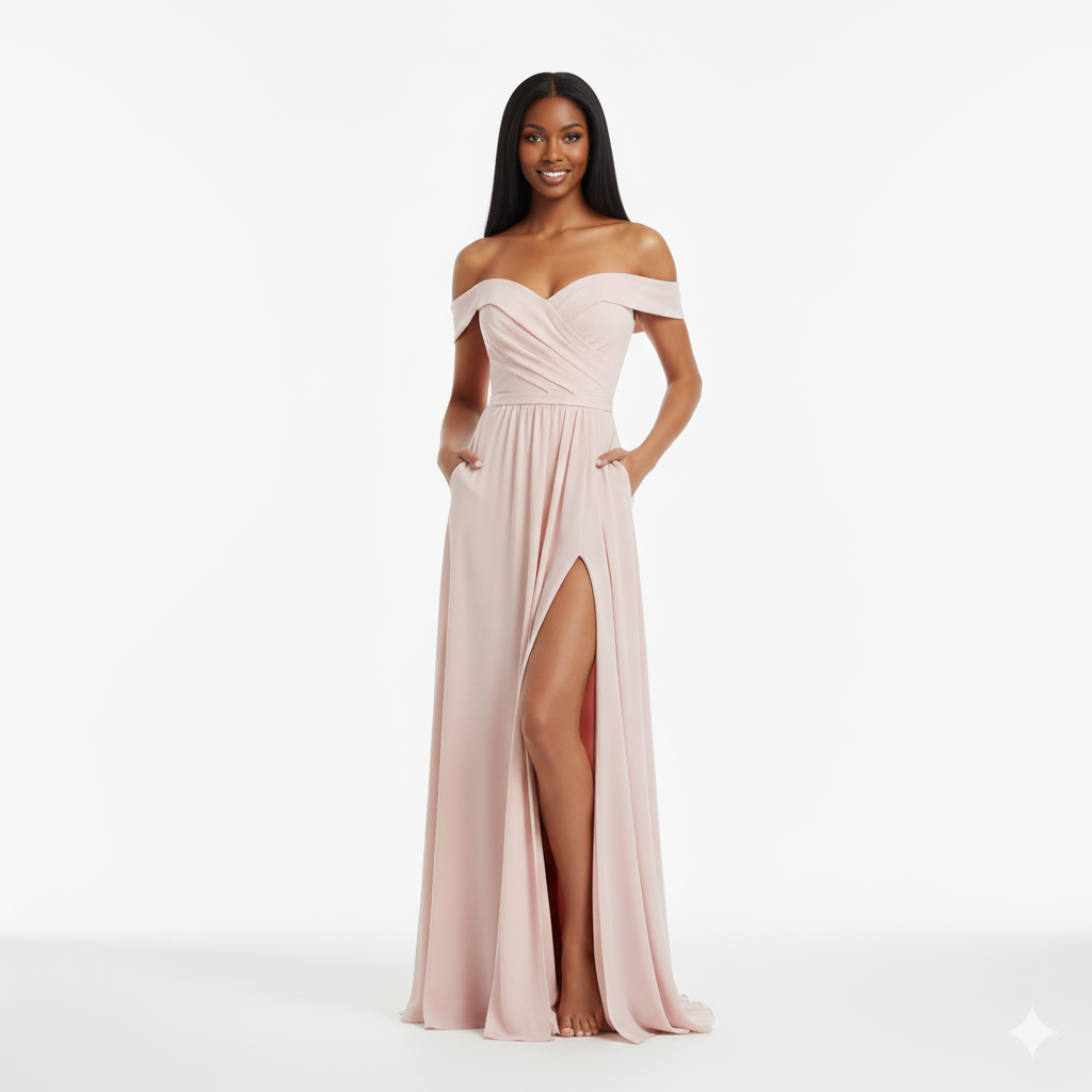 Sculpted Elegance Maxi Dress