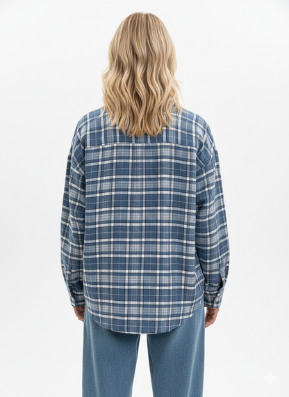 Women’s Classic Plaid Shirt Jacket