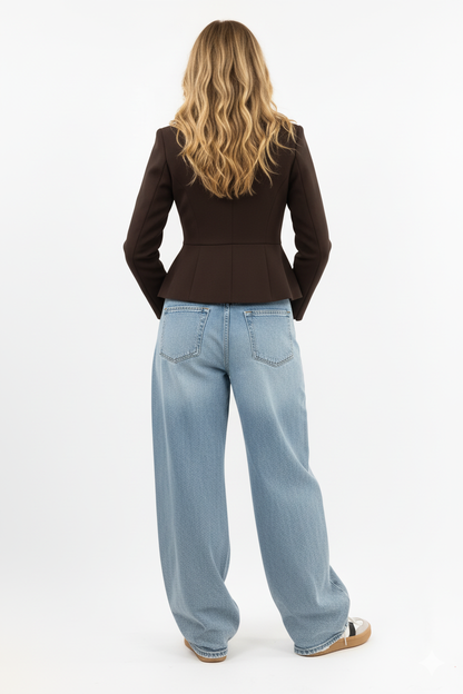 Balloon Fit Stretch Jeans