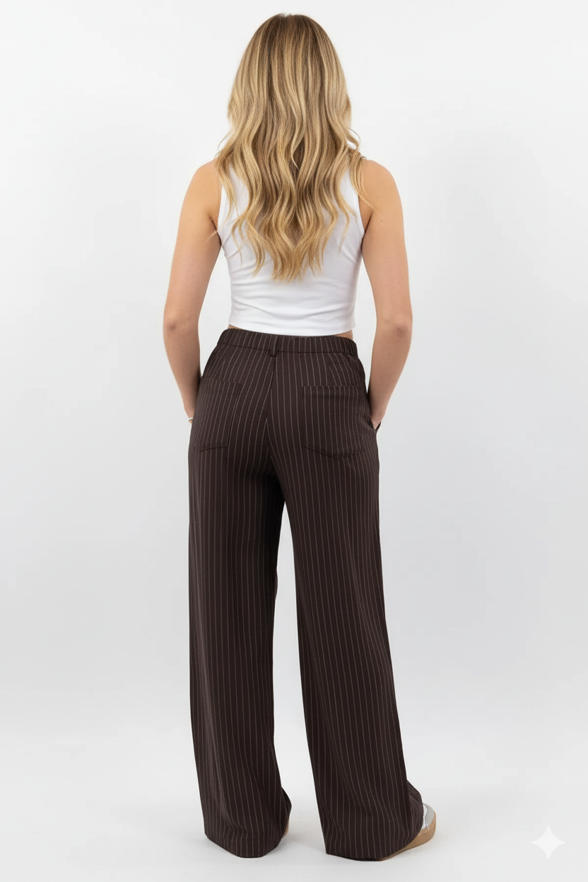 Tailored Pinstripe Trousers