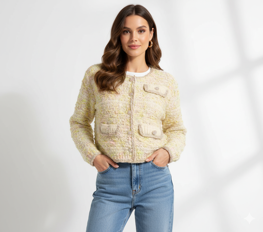 Cosy Ribbed Knit Cardigan