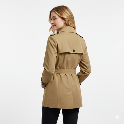 Chic Short Trench Coat