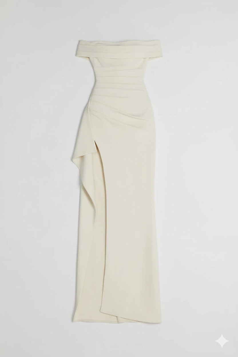 Sculpted Elegance Maxi Dress