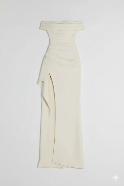 Sculpted Elegance Maxi Dress