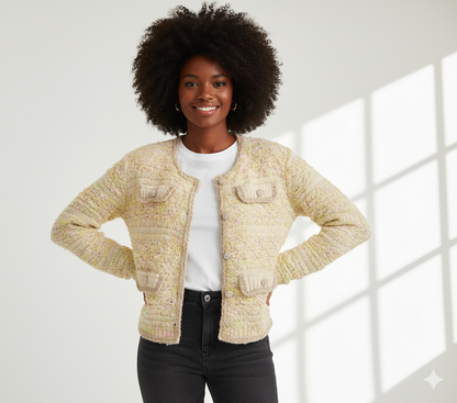 Cosy Ribbed Knit Cardigan