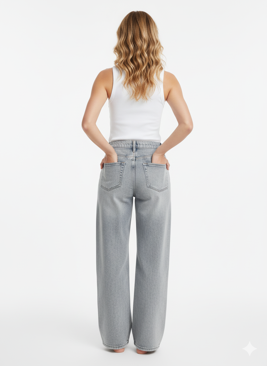 Classic Straight Fit Denim Jeans