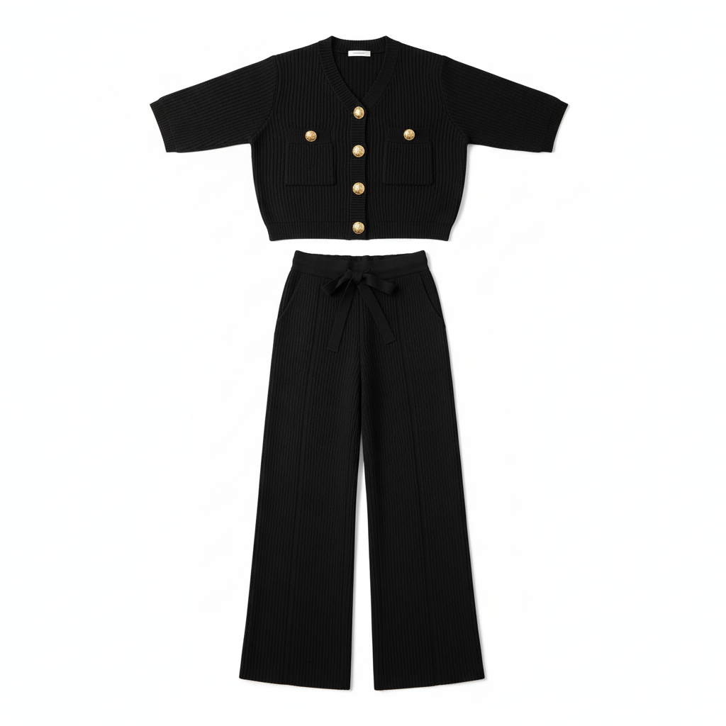 Ribbed Knitted Top – Effortless Elegance