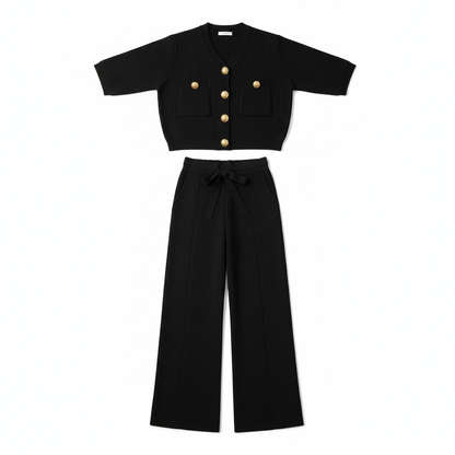 Ribbed Knitted Top – Effortless Elegance