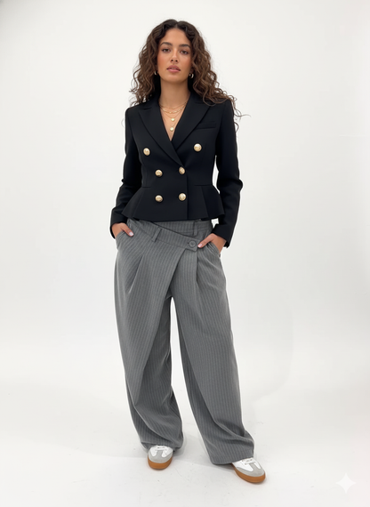 Striped Tailored Trousers