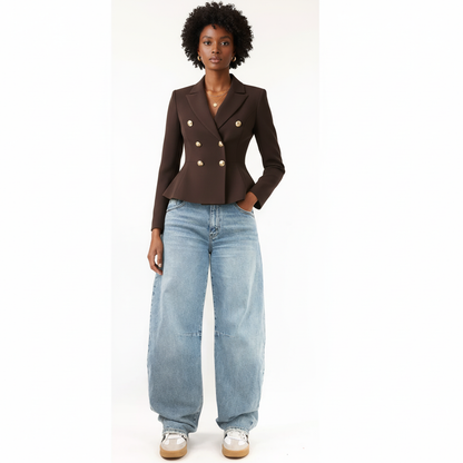 Balloon Fit Stretch Jeans