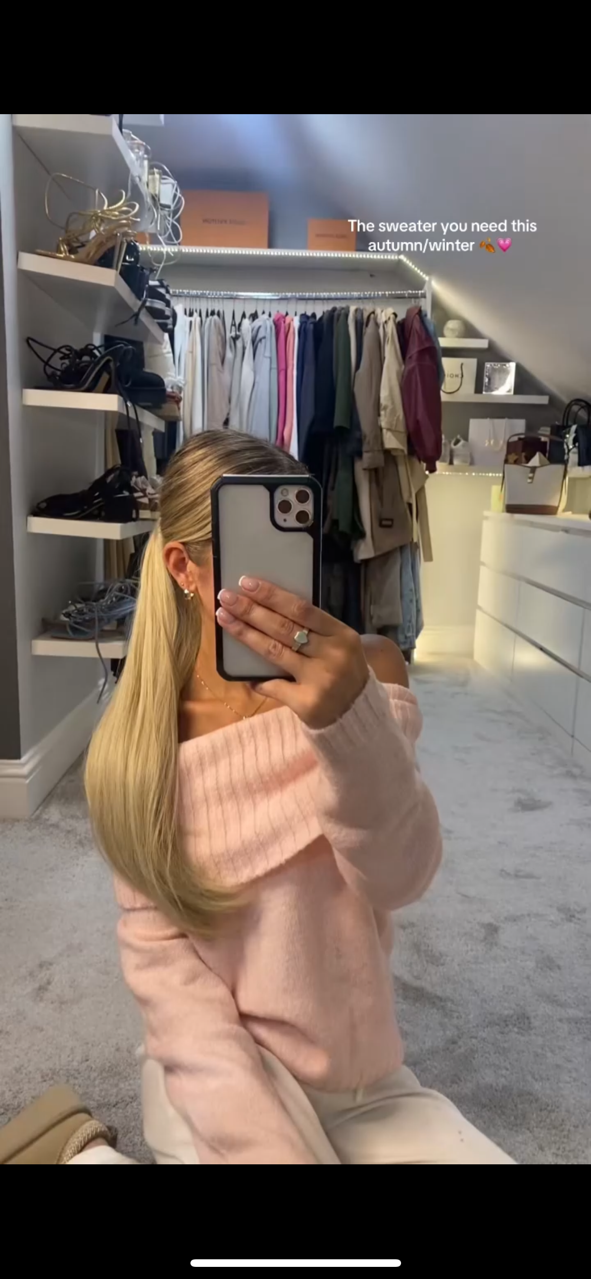 Elegant Off-Shoulder Knit Top