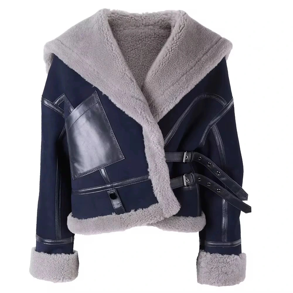 Shearling Wool Coat – Gaja