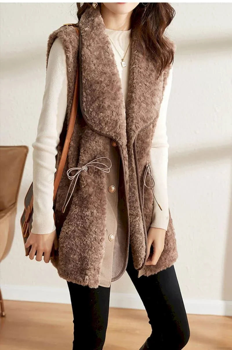 Women’s Plush Wool Gilet