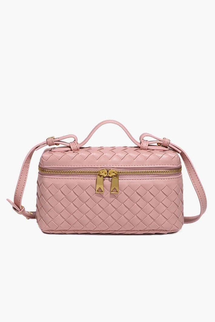 Woven Leather Crossbody Bag – Elegant Everyday Essential