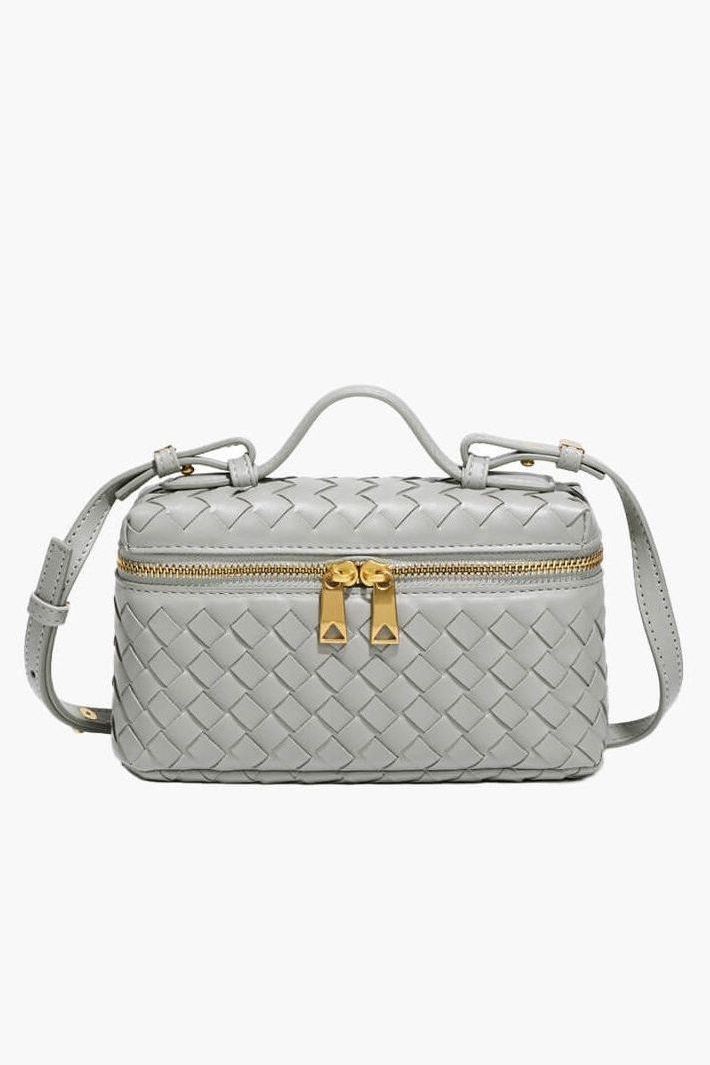 Woven Leather Crossbody Bag – Elegant Everyday Essential