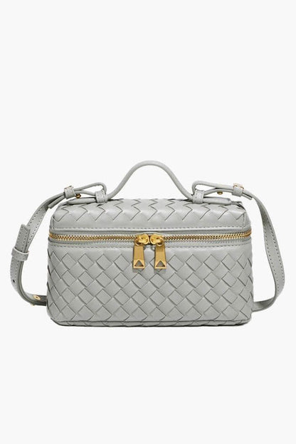 Woven Leather Crossbody Bag – Elegant Everyday Essential