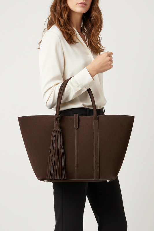 Suede Shoulder Bag