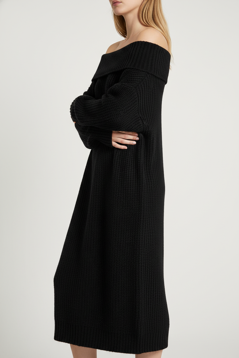 Knitted Pullover Dress