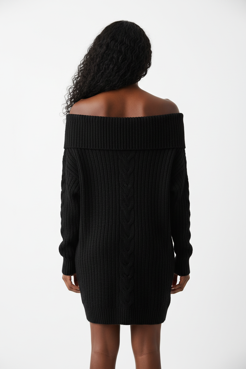 Knitted Pullover Dress