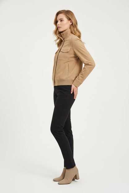 Classic Faux Leather Jacket