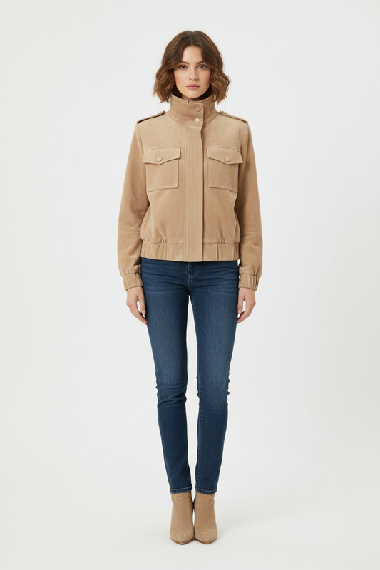 Classic Faux Leather Jacket