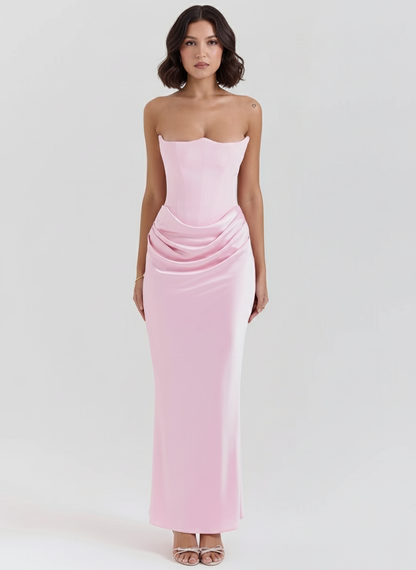 Elegant Satin Belle Dress
