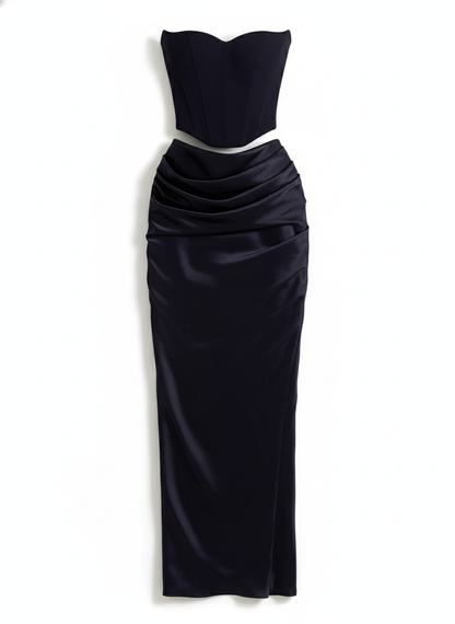 Elegant Satin Belle Dress