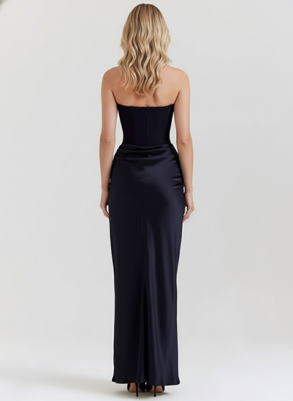 Elegant Satin Belle Dress