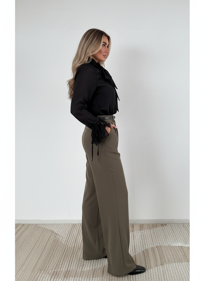 Chic Tailored Blouse