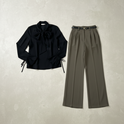 Chic Tailored Blouse