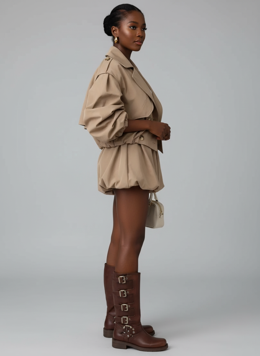 Elegant Blazer & Shorts Set